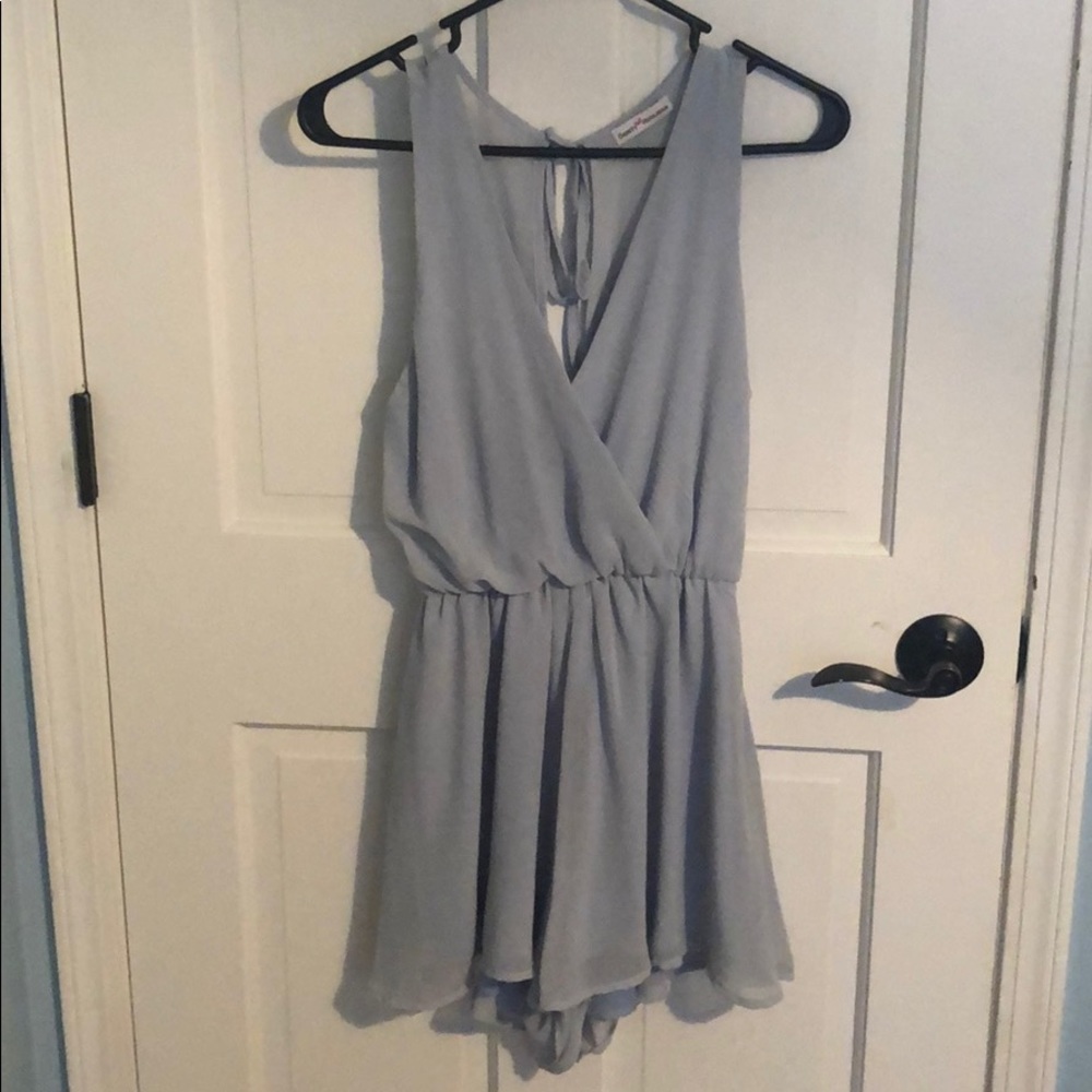 Dainty hooligan light blue romper